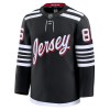Dresovi New Jersey Devils 2024-25 Fanatics Premium Jack Hughes Treći Crno - Muške